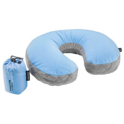 Kelioninė pagalvėlė COCOON Air Core Neck Pillow Microfiber, light bkue/grey