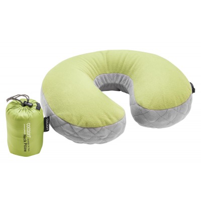 Kelioninė pagalvėlė COCOON Air Core Neck Pillow Microfiber, wasabi/grey