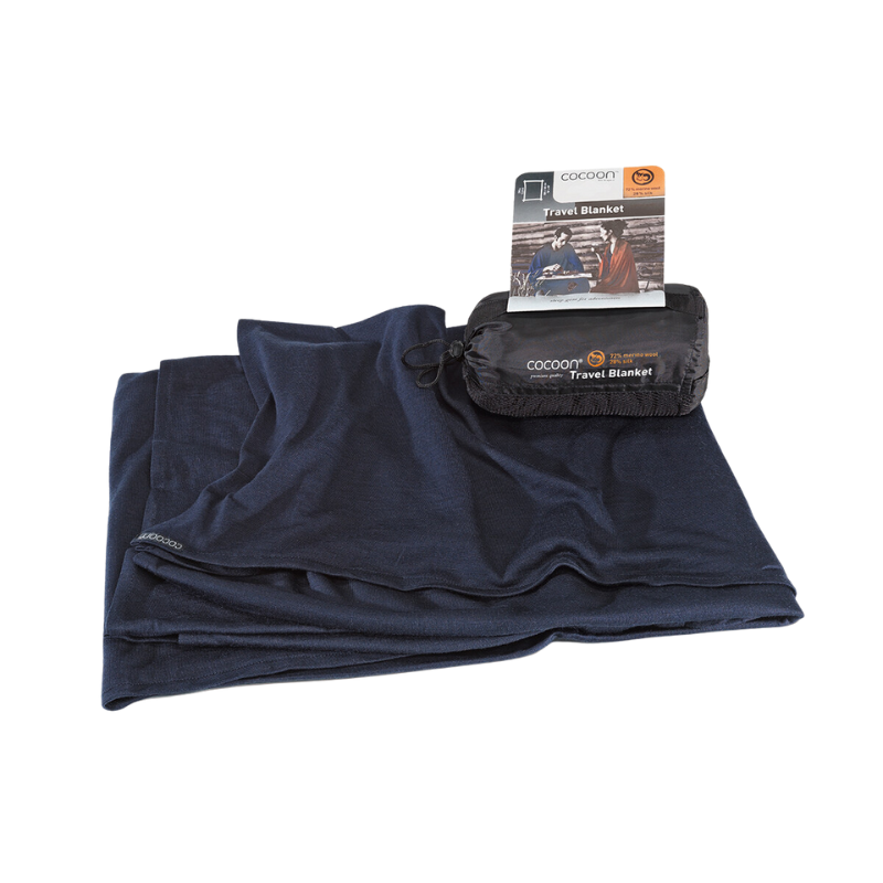 Kelioninė antklodė COCOON Merino Wool/Silk Travel Blanket, 180x140cm