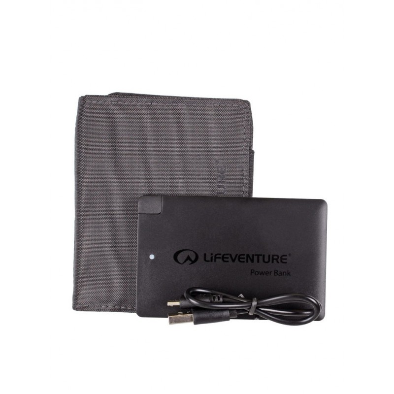 Piniginė su įkrovikliu Lifeventure RFID Charging Wallet