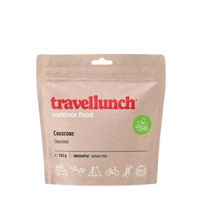 Nr. 49 Maistas kelionėms Travellunch vegetariškas kuskusas lactose free 125 g. 51153