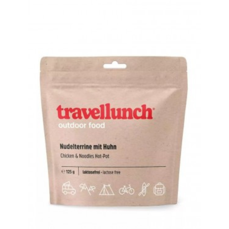 Nr.22 Maistas kelionėms Travellunch makaronai su vištiena 250 g. Nr.22 Maistas kelionėms Travellunch makaronai su vištiena 250 g.