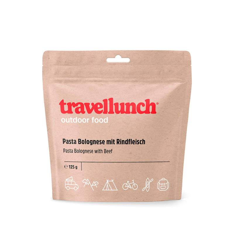 Nr.18 Travellunch spagečiai su Bolognese padažu ir jautiena 250 g. Nr.18 Travellunch spagečiai su Bolognese padažu ir jautiena 250 g.
