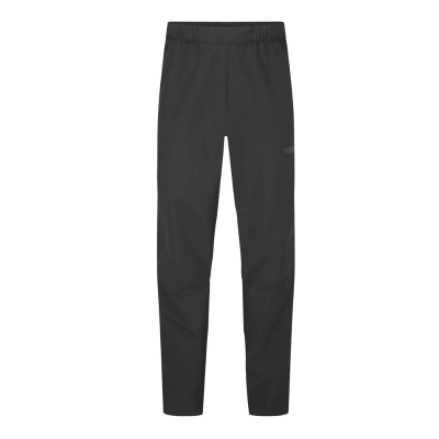 Vyriškos kelnės nuo lietaus Rab Downpour Pants Black Regular Leg
