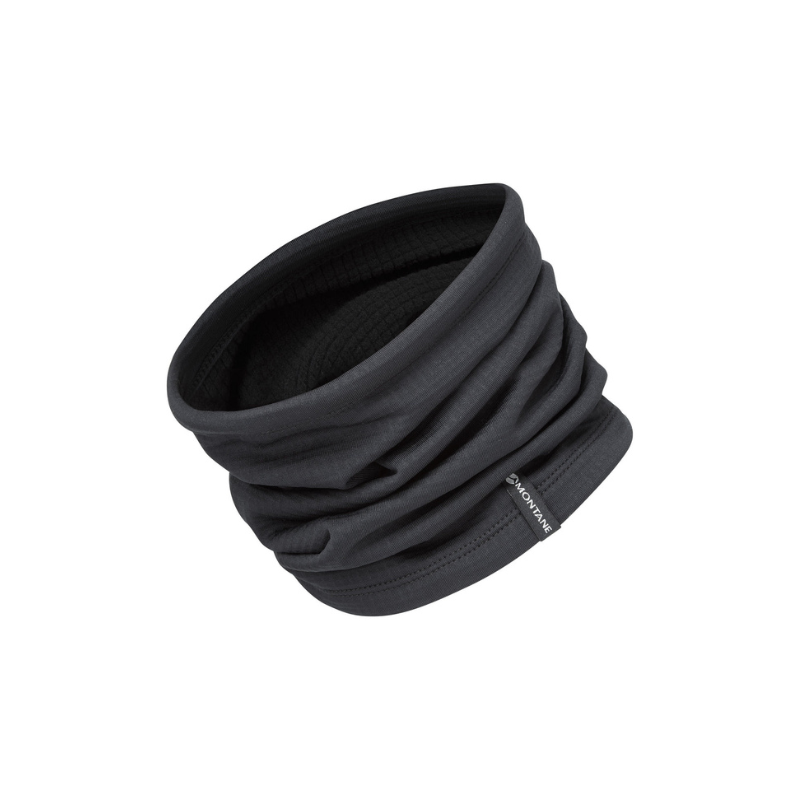 Neck gaiters, hats, helmets and face shields